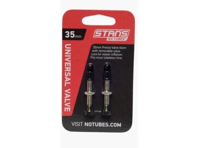 Stan's No Tubes Stan's NoTubes Brass Valve Stems - 35mm Single