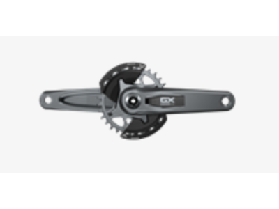 Sram SRAM Crankset GX Eagle Q174 CL55 DUB MTB Wide 170mm Dark Polar 2-guards 32t T-Type (BB and BB DUB spacers are not included)