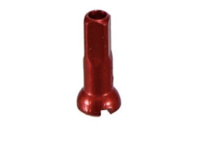 Sapim Sapim Secure Lock Alloy Nipple, 14g/14mm, Red, Single
