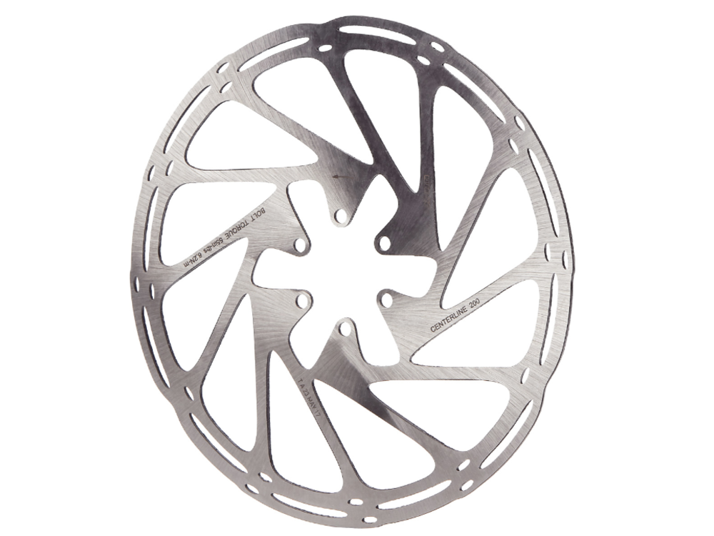 Sram Brake Disc Rotor Sram Centerline 200Mm Compatible 6BOLT