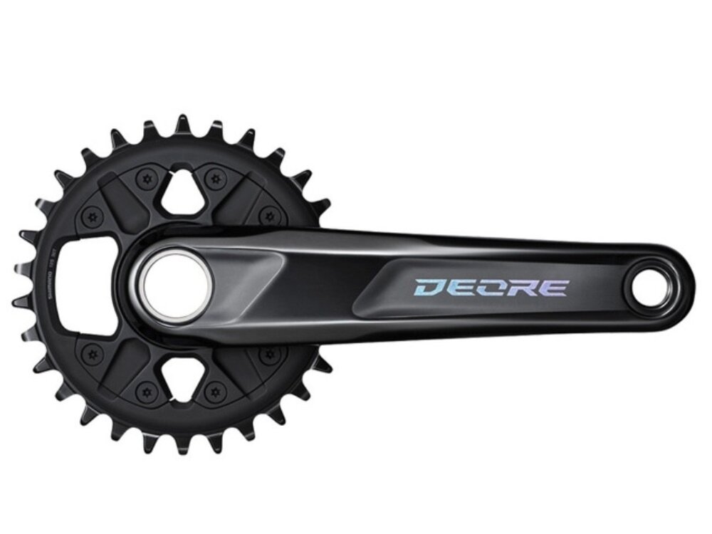 Shimano FRONT CHAINWHEEL, FC-M6100-1, DEORE, FOR REAR 12-SPEED, 2-PCS FC, 170MM, 30T W/O CG, W/O BB PARTS, FOR CHAIN LINE 52MM