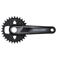 FRONT CHAINWHEEL, FC-M6100-1, DEORE, FOR REAR 12-SPEED, 2-PCS FC, 170MM, 30T W/O CG, W/O BB PARTS, FOR CHAIN LINE 52MM
