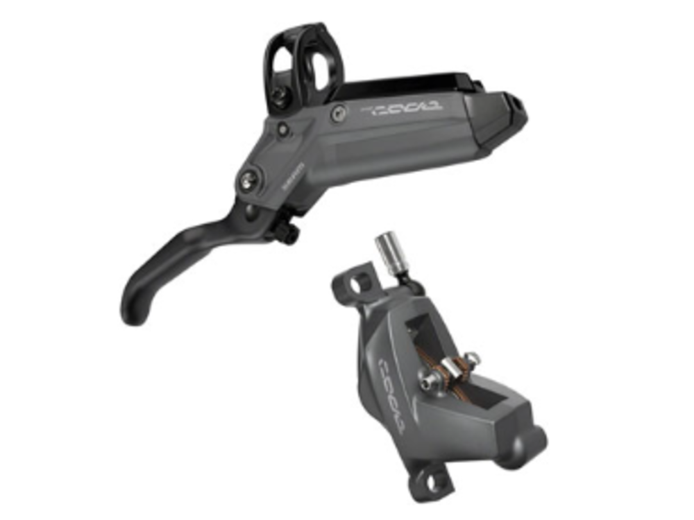 Sram SRAM Code Bronze Stealth Disc Brake and Lever - Front, Post Mount, 4-Piston, Aluminum Lever, SS Hardware, Dark Polar, C1