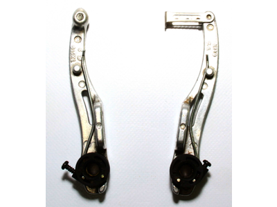 Promax Promax TX119 V-Brake Mechanical Linear Pull Brake - Silver - No Brake Noodle