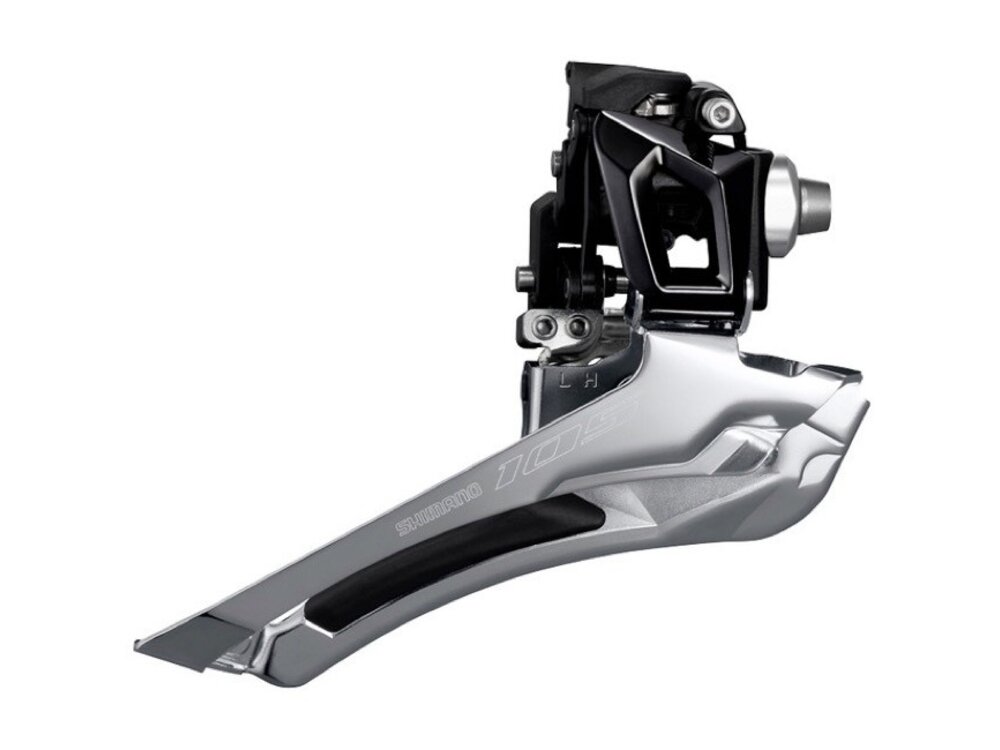 Shimano Shimano 105 FD-R7000-FL Front Derailleur - 11-Speed, Double, Braze-On, Down-Swing, Black