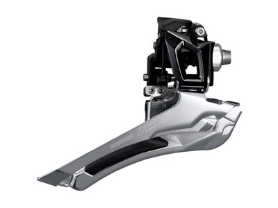 Shimano Shimano 105 FD-R7000-FL Front Derailleur - 11-Speed, Double, Braze-On, Down-Swing, Black