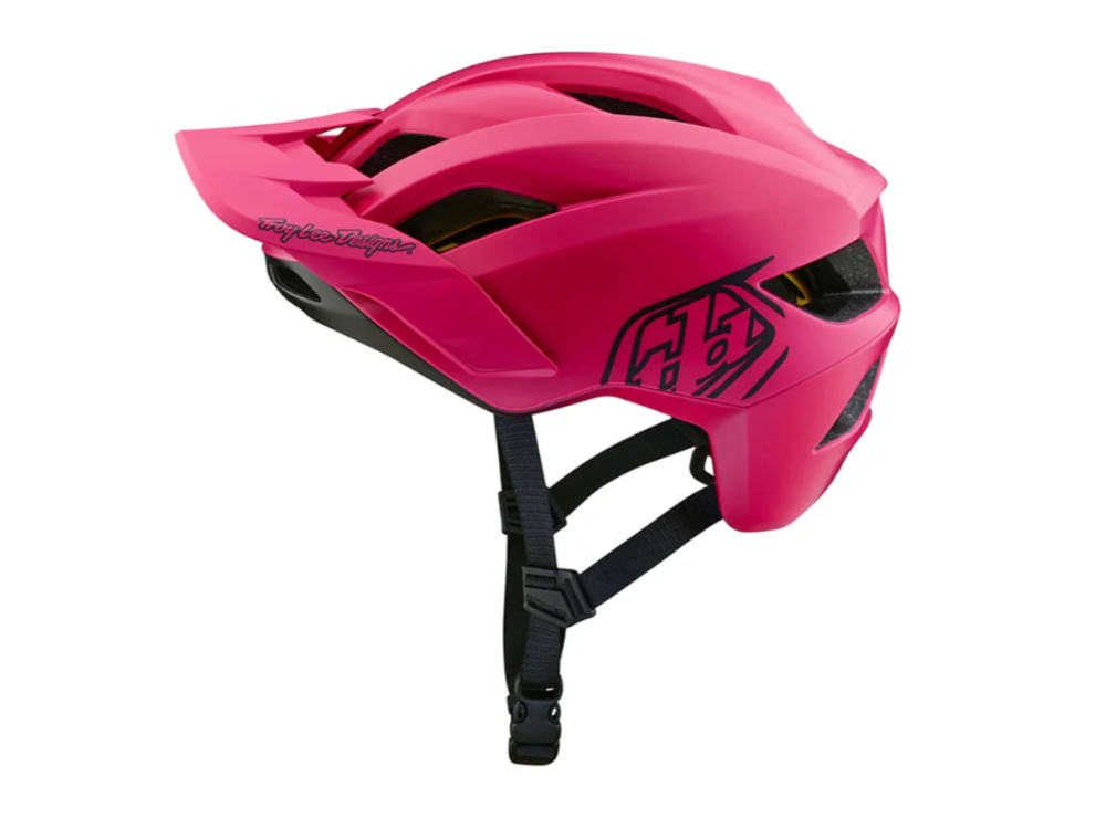 Troy Lee Designs FLOWLINE HELMET; POINT RASPBERRY MD/LG