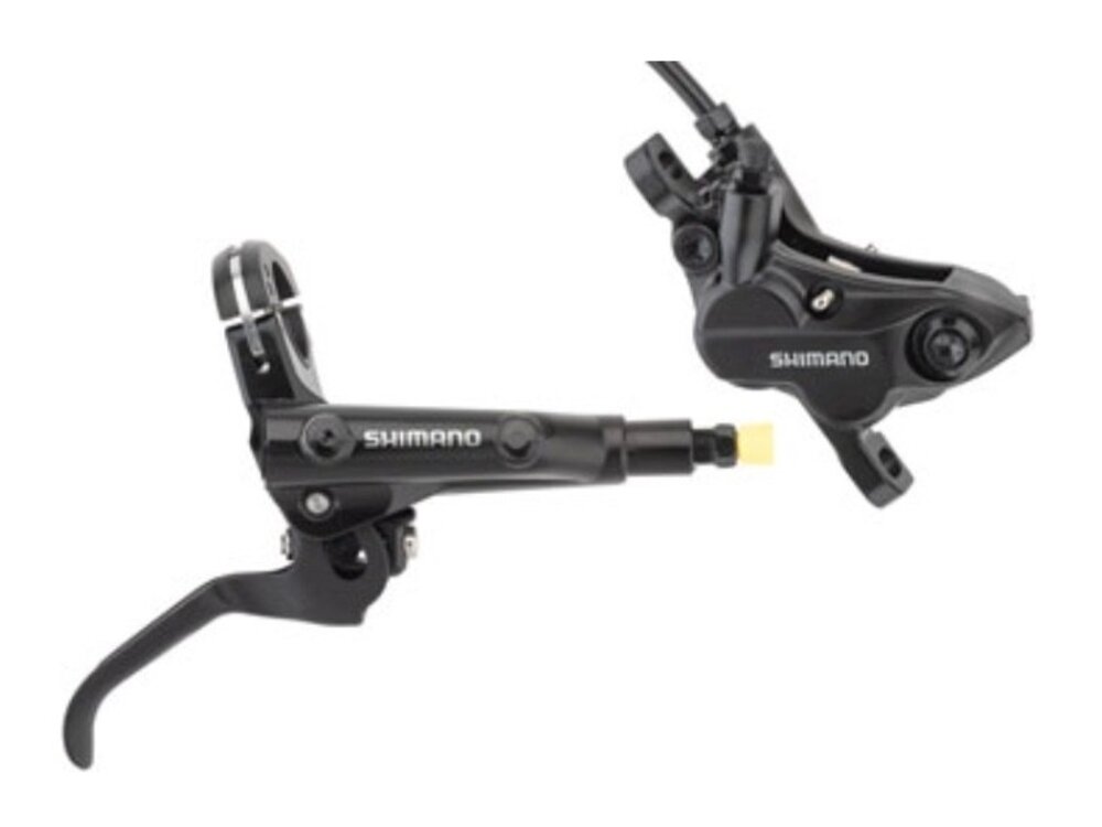 Shimano Shimano Deore BL-MT501/BR-MT520 Disc Brake and Lever - Rear, Hydraulic, Post Mount, Black