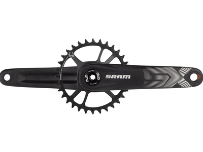 Sram SRAM SX Eagle Crankset - 175mm, 12-Speed, 32t, Direct Mount, DUB Spindle Interface, Black, A1