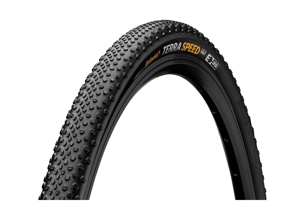 Continental Continental Terra Speed Tire - 700 x 45, Tubeless, Folding, Black SL, BlackChili, ProTection, E25