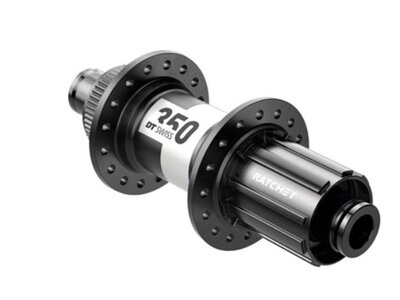 DT Swiss DT Swiss 350 Rear Hub - 12 x 142mm, Center-Lock, HG11 Road, Black, 24H, 36pt
