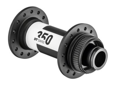 DT Swiss DT Swiss 350 Front Hub - 12 x 100mm, Center-Lock, Black, 24H