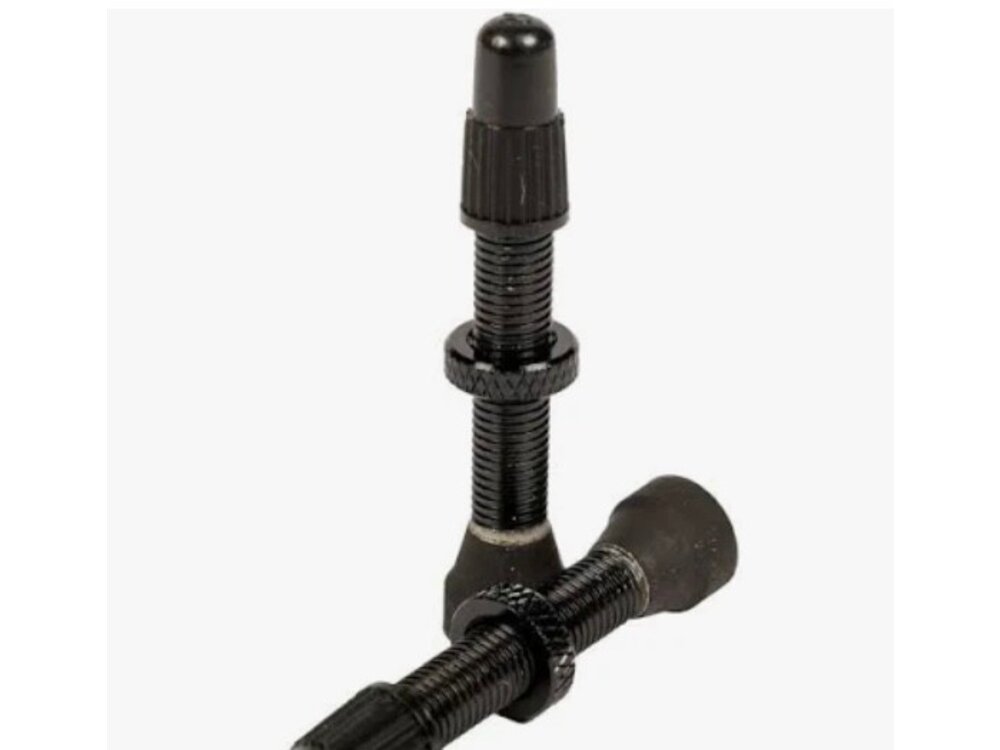 Stan's No Tubes Alloy Presta Valve Stem, 55mm Universal - Blk single
