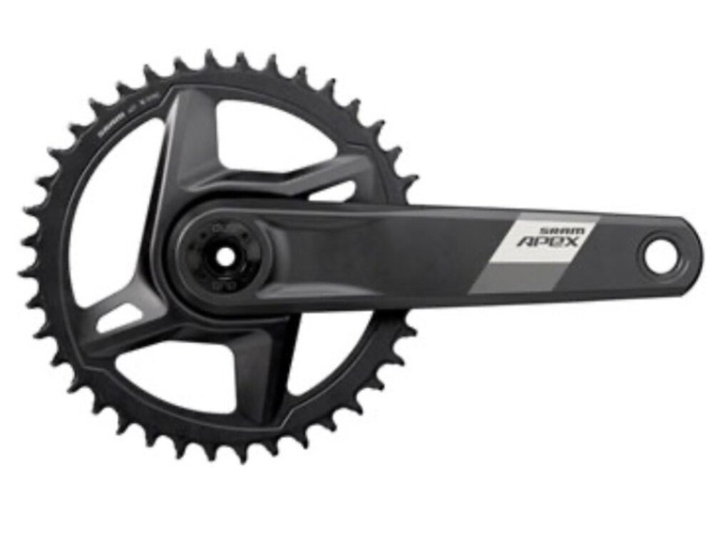 Sram SRAM Apex 1 Wide Crankset - 172.5mm, 12-Speed, 40t, Direct Mount, DUB Spindle Interface, Black, D1