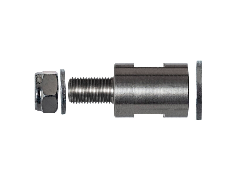 Robert Axle Project Robert Axle Project Kid Trailer Adapter, M12 x 1.25, Stainless