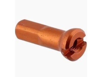 Sapim 14 Gauge Aluminum Polyax - 14mm Orange / Secure Lock