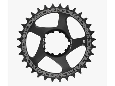 Race Face CHAINRING,DM,32T,BLK,3 BOLT COMPATIBLE,10-12S