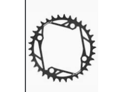 Sram SRAM T-Type 12sp Chainring, Steel, 104BCD, E-MTB, 34t, Blac