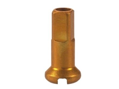 DT Swiss DT Swiss Standard Spoke Nipples - Aluminum, 2.0 x 12mm, Gold, single