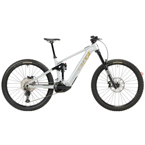 Salsa Salsa Notch Deore 12 Ebike - 29", Aluminum, Silver, Medium Salsa Salsa Notch Deore 12 Ebike - 29", Aluminum, Silver, Medium