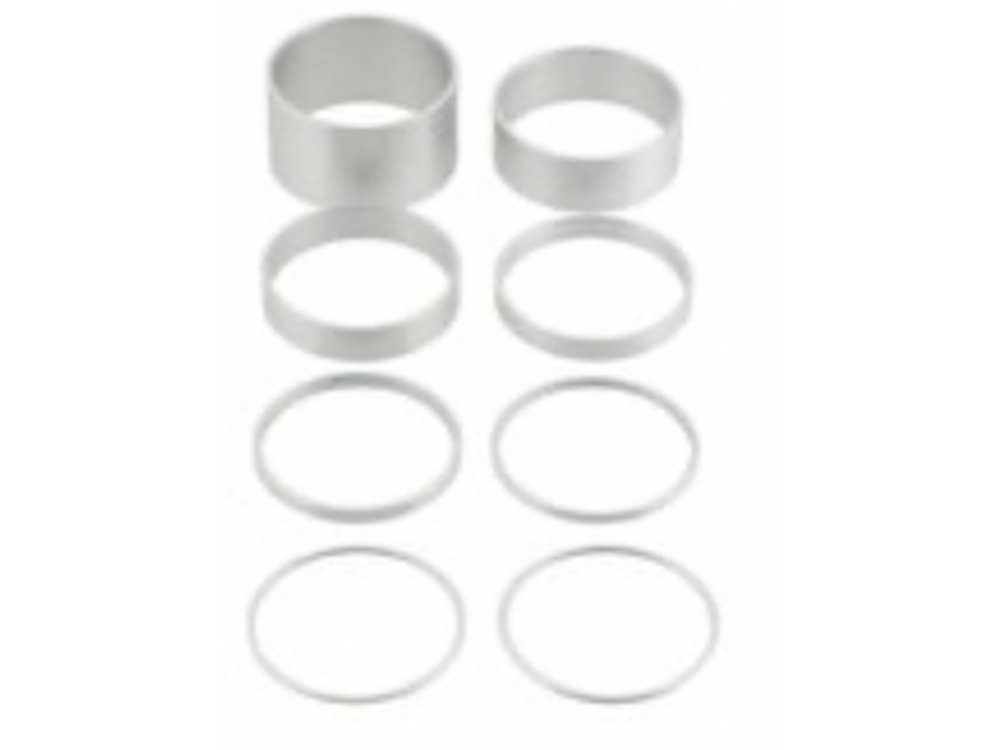 Endless Bike Endless Bike Fibonacci 1sp Spacer Kit, 8pc - Silver