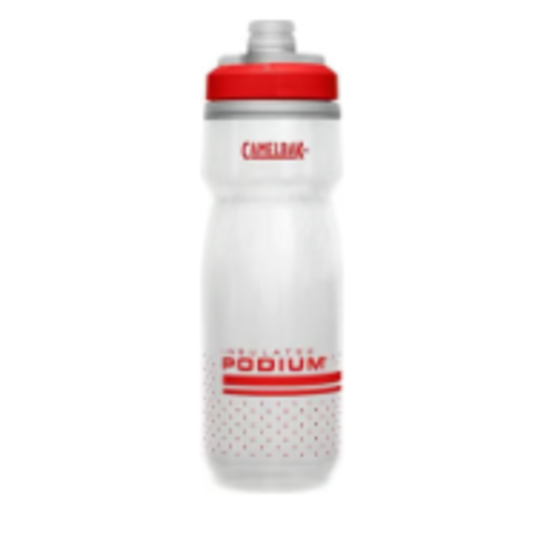 CamelBak Podium Chill 21oz, Fiery Red/White