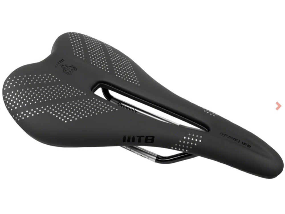 WTB WTB Gravelier Saddle - Black, Chromoly