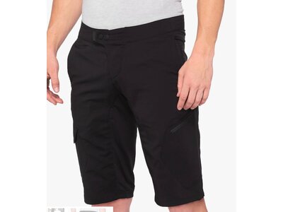 100 Percent RIDECAMP Shorts w/ Liner Black - 38