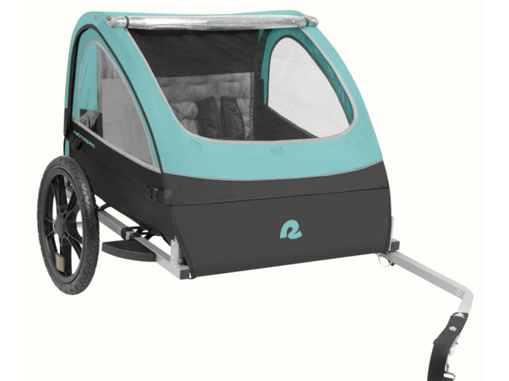 Retrospec Rover Kids' Bike Trailer - Single Blue