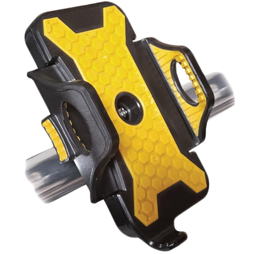 CLEAN MOTION HBAR MOUNT CLEAN MOTION ROTATING PHONE HOLDER BK/YL CLEAN MOTION HBAR MOUNT CLEAN MOTION ROTATING PHONE HOLDER BK/YL