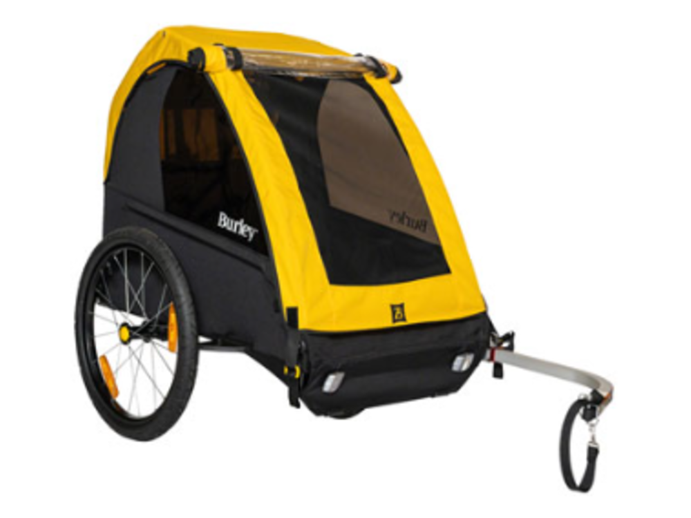Burley Burley Bee Child Trailer - Double, Yellow
