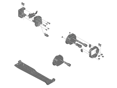 Shimano BM-E8030/8031 LOWER BRACKET FIXING BOLT (M6X12)