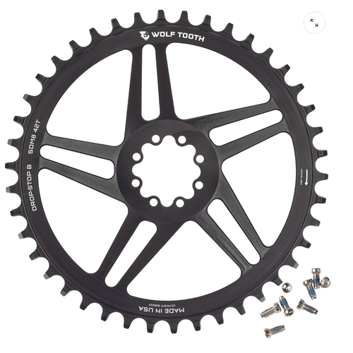 Wolf Tooth Direct Mount Chainring for SRAM 8-Bolt 44T