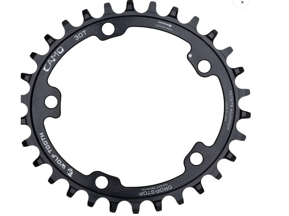 CAMO ALUMINUM OVAL CHAINRING DROP-STOP B / 30T
