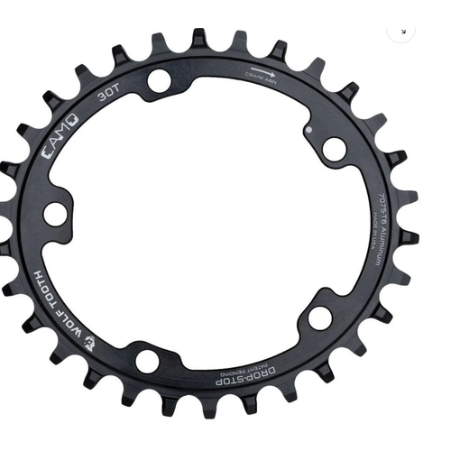CAMO ALUMINUM OVAL CHAINRING DROP-STOP B / 30T