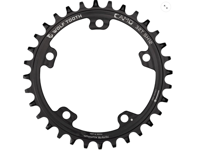 Wolf Tooth CAMO Round Chainring for Shimano 12 spd 34t