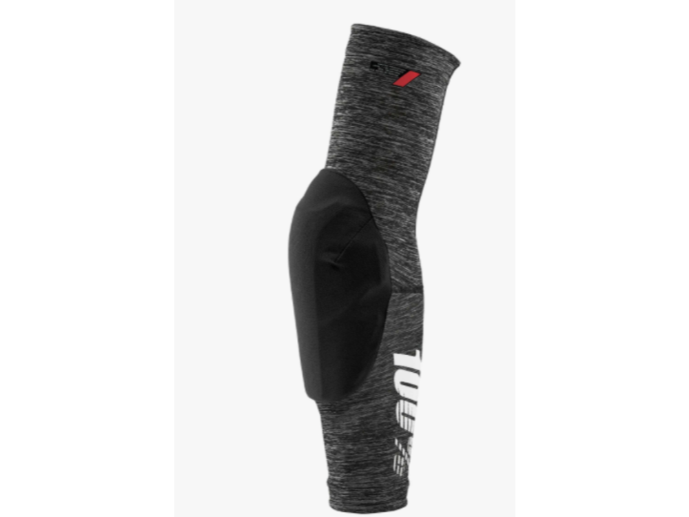 100 Percent TERATEC Elbow Guards Grey Heather/Black SM