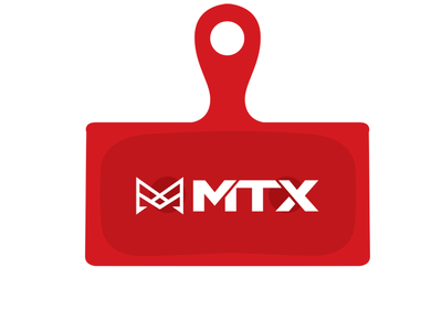 MTX Braking Red Label RACE Brake Pads - RL121 Shimano XT / XTR / SLX 2-piston