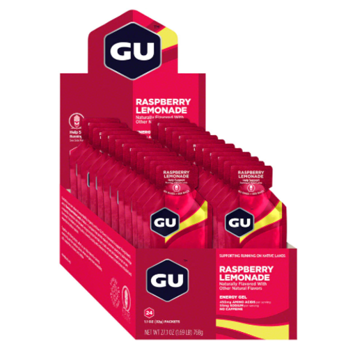 GU GU Energy Gel - Raspberry Lemonade Box of 24 GU GU Energy Gel - Raspberry Lemonade Box of 24
