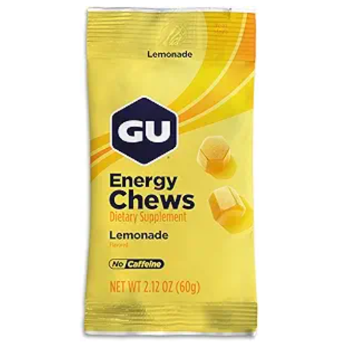GU GU Energy Chews - Lemonade, Box of 12 Bags GU GU Energy Chews - Lemonade, Box of 12 Bags