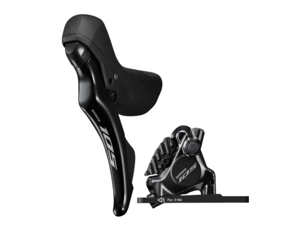 Shimano DISC BRAKE J-KIT DIRECT, 105, ST-R7120(L), BR-R7170(F), FOR 160MM ROTOR, RESIN PAD (W/FIN), SL INNER 1800MM, SM-BH90 1000MM,OT-SP41 600MM