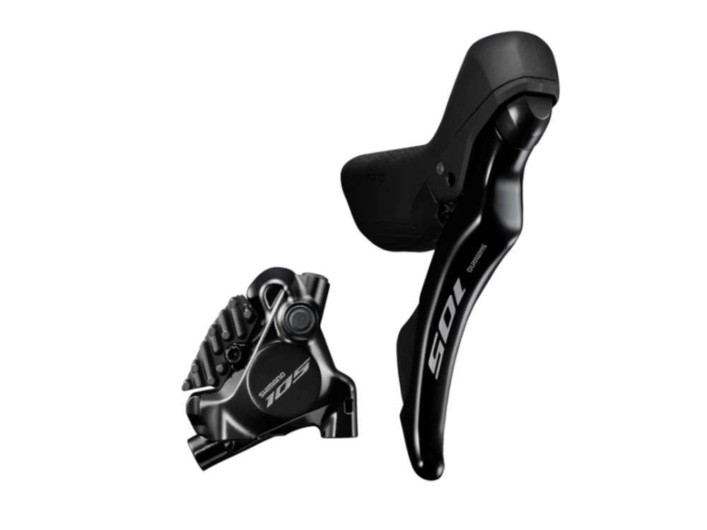 Shimano DISC BRAKE J-KIT DIRECT, 105, ST-R7120(R), BR-R7170(R), W/O ADAPTER, 25MM MNT, RESIN (W/FIN), INNER 2200MM, SM-BH90 1700MM, OT-SP41 600, OT-RS900 240MM & NOSE CAP X1