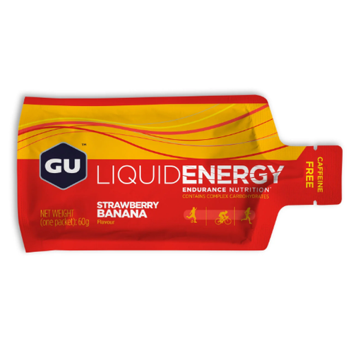 GU GU Liquid Energy Gel - Strawberry/Banana single GU GU Liquid Energy Gel - Strawberry/Banana single