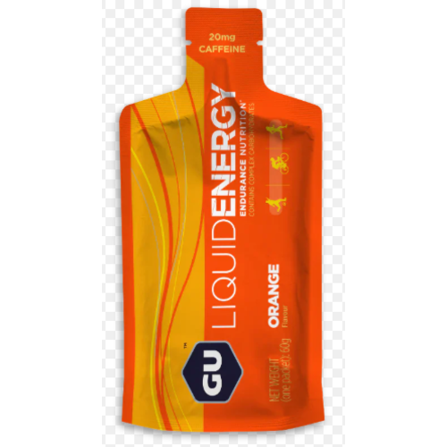 GU GU Liquid Energy Gel - Orange, Box of 12 single GU GU Liquid Energy Gel - Orange, Box of 12 single