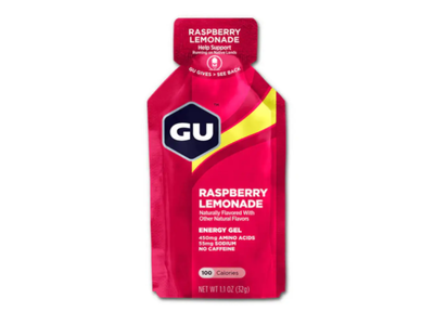 GU GU Energy Gel - Raspberry Lemonade Box of 24 single