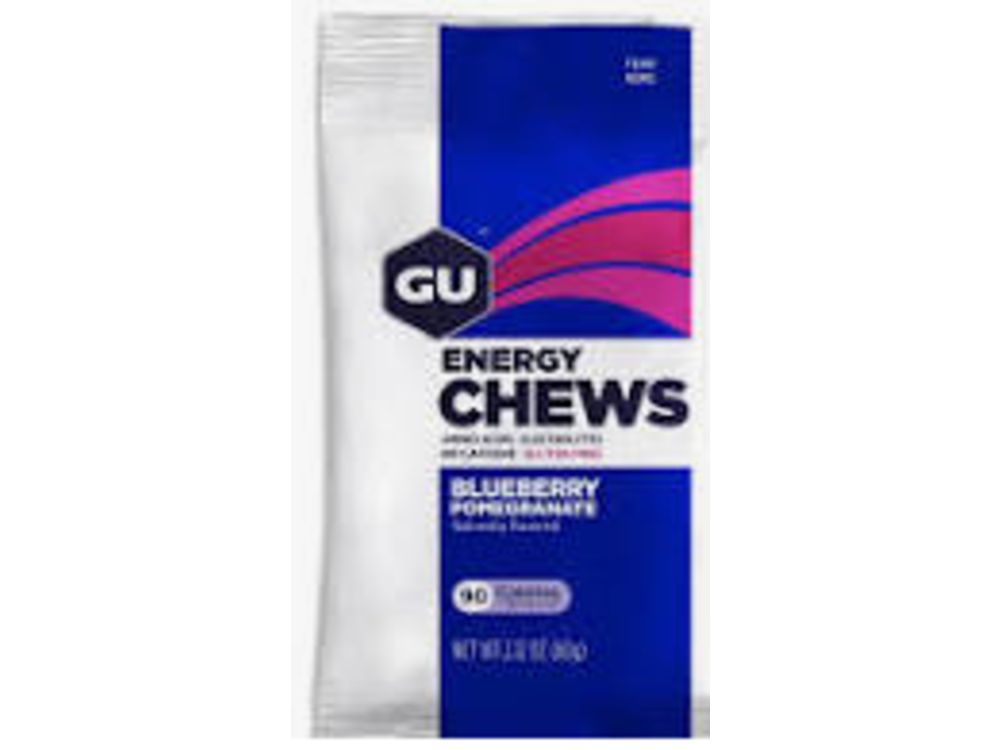 GU GU Energy Chews - Blueberry Pomegranate, single