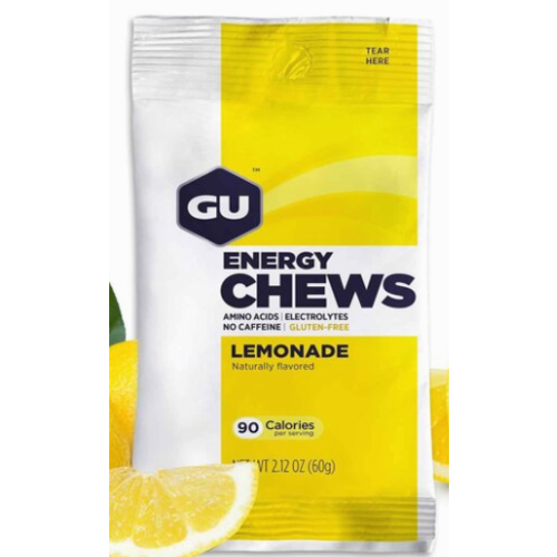 GU GU Energy Chews - Lemonade, Single GU GU Energy Chews - Lemonade, Single