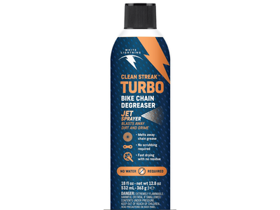 White Lightning White Lightning Clean Streak Turbo Bike Chain Degreaser - 18oz