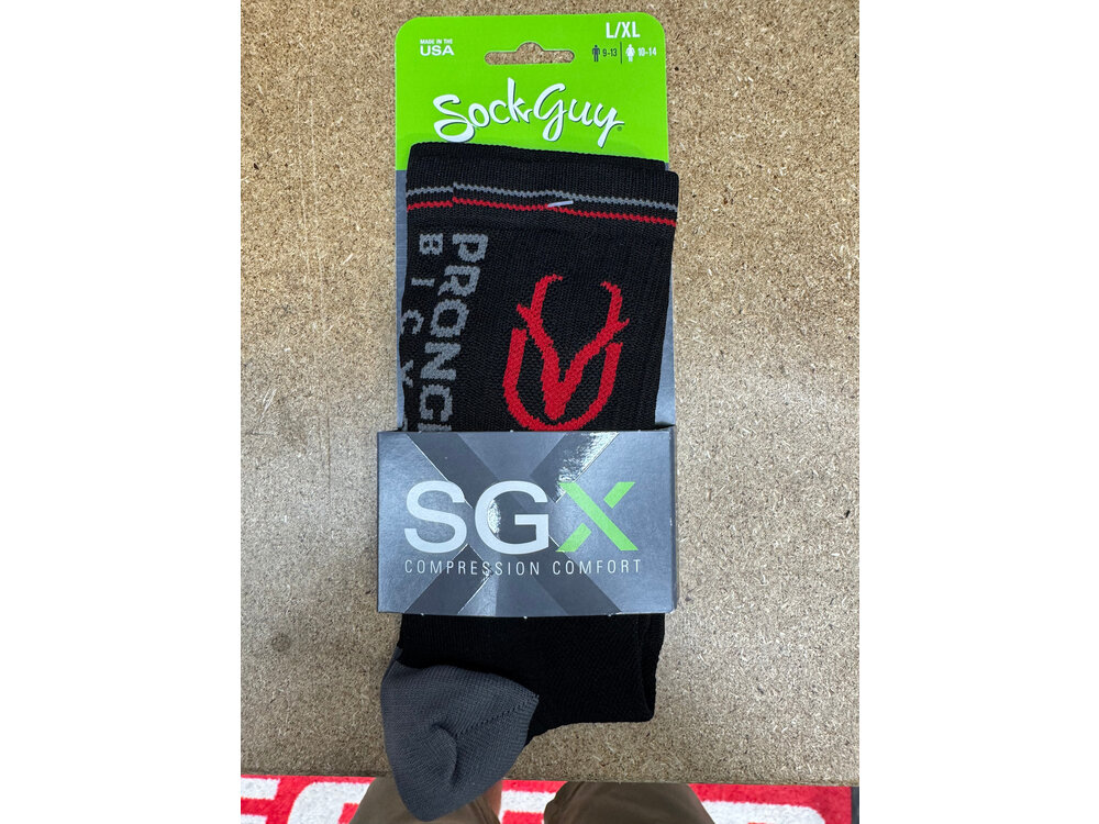 SockGuy Pronghorn Logo Socks L/XL