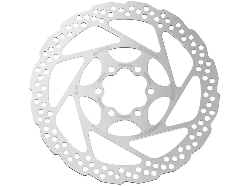 Shimano Shimano Deore SM-RT56-SP Disc Brake Rotor - 160mm, 6-Bolt, For Resin Pads Only, Silver